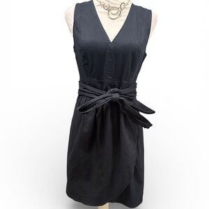 Marissa Webb Black V-Neck Mini Dress